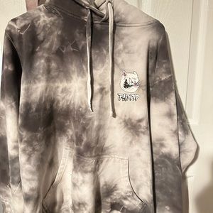 RIP N DIP grey tie dye sweatshirt